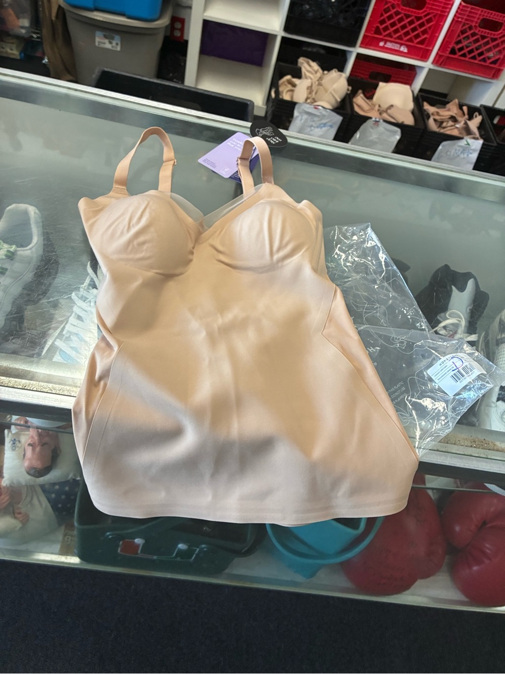 Women’s Honeylove Crossover Cami Sand NWT Size XS New
